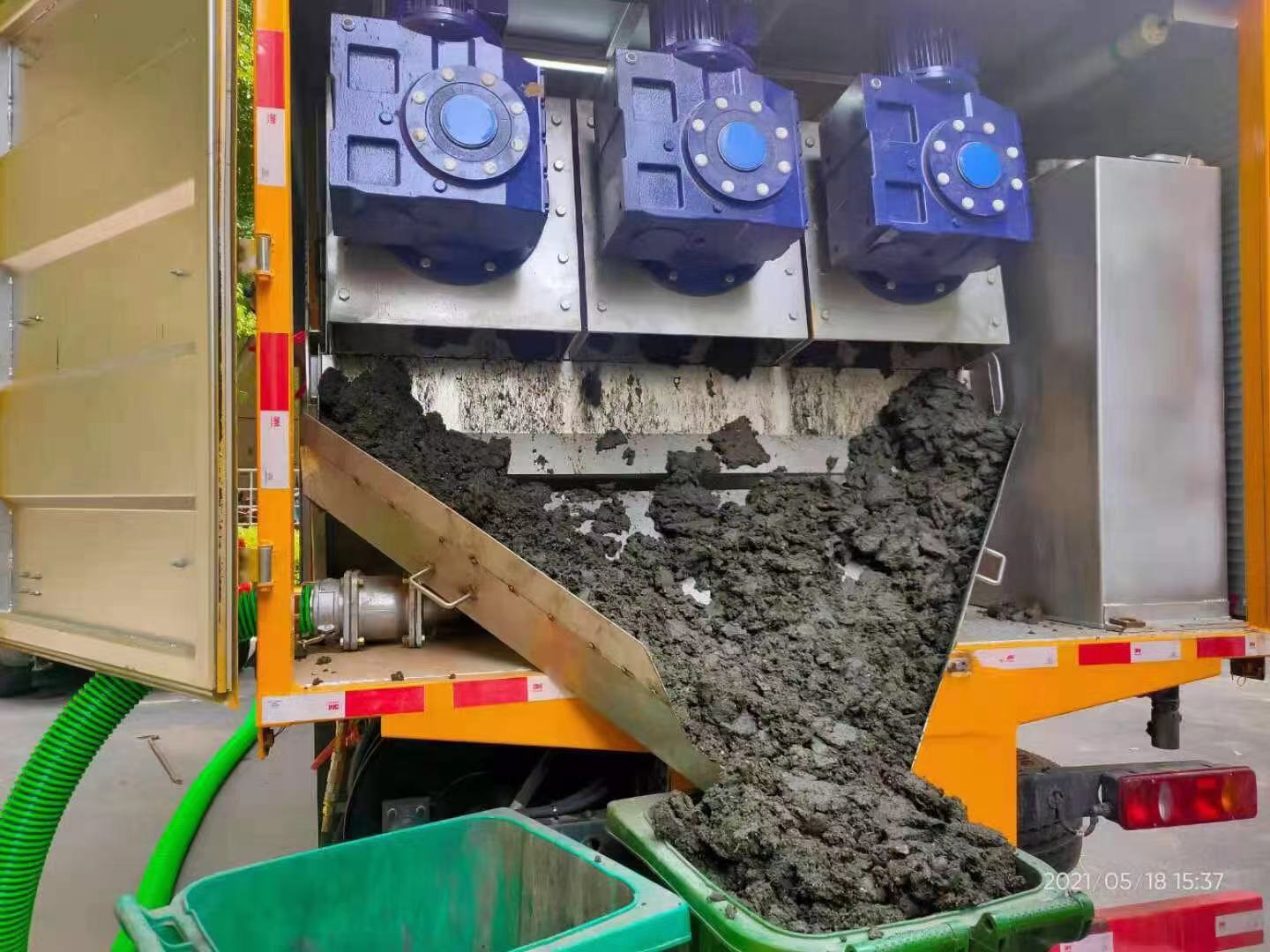 井陉化粪池清掏城市维护站-泥浆净化干湿分离处理